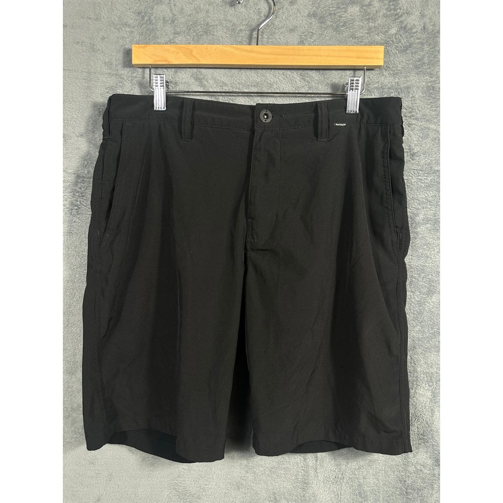 Hurley Phantom Mens Black Hybrid Walkshorts Size 33 Recycled Stretch C6313-00
